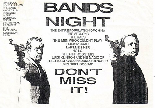 CF MOTT Band's Night Poster