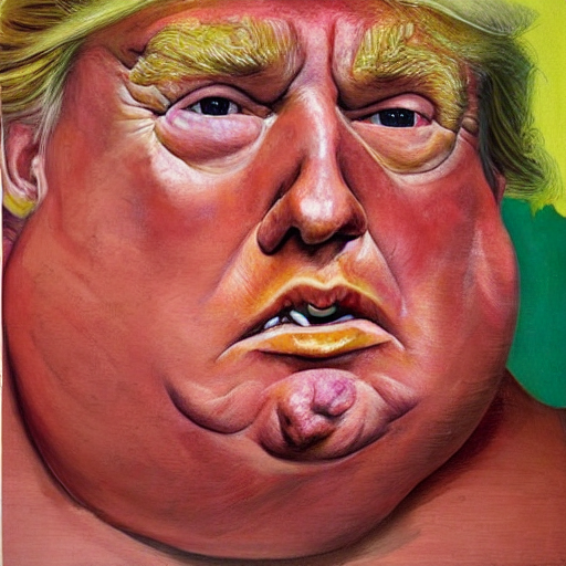 Obese Trump