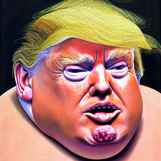 Obese Trump