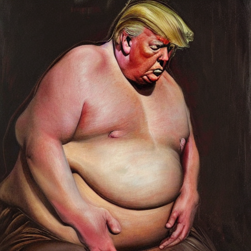 Obese Trump