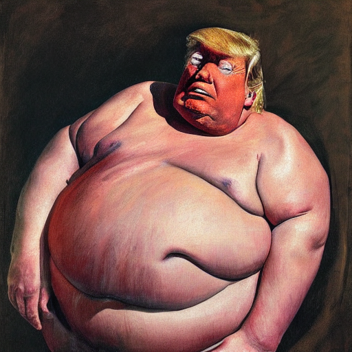 Obese Trump