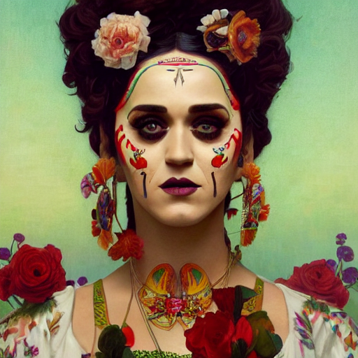 Katy Perry Mexican Day of the Dead