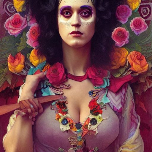 Katy Perry Mexican Day of the Dead