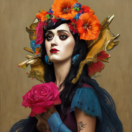 Katy Perry Mexican Day of the Dead