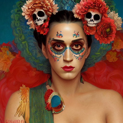 Katy Perry Mexican Day of the Dead