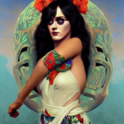 Katy Perry Mexican Day of the Dead