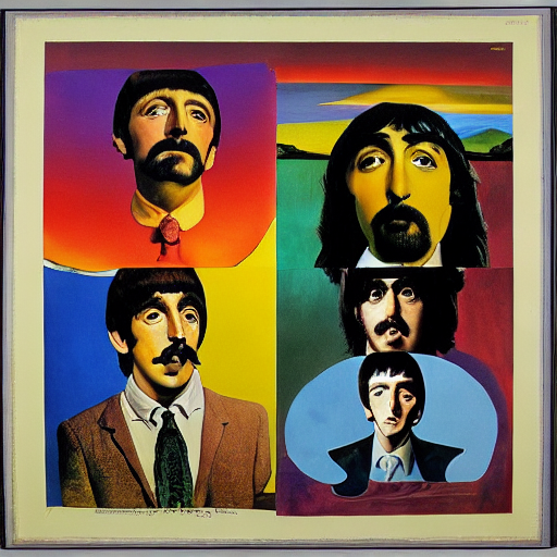 The Beatles by Dali