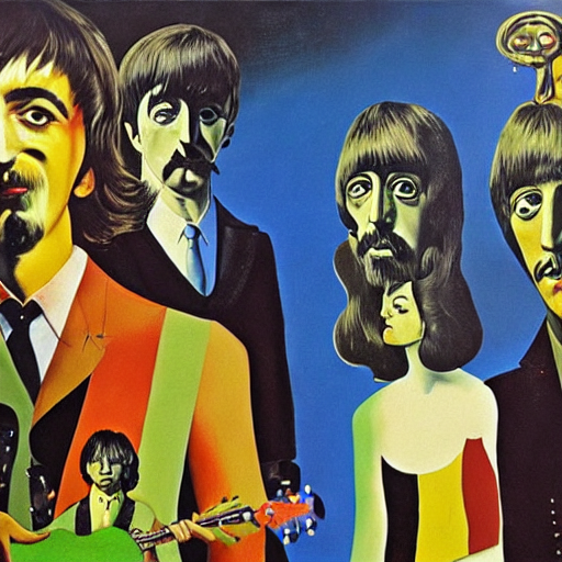 The Beatles by Dali