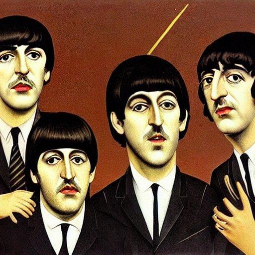Beatles by Giorgio de Chirico