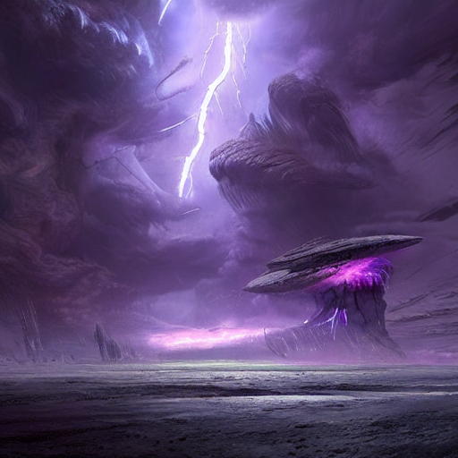 Alien Lightning Storm