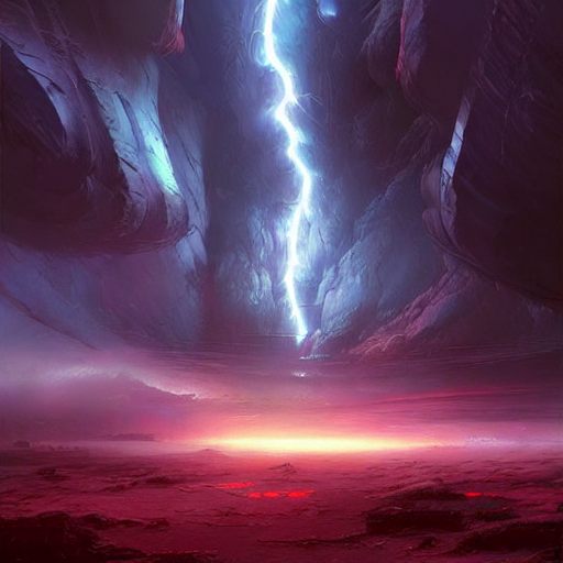 Alien Lightning Storm