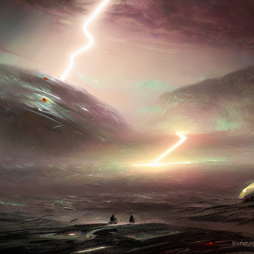 Alien Lightning Storm