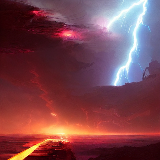 Alien Lightning Storm