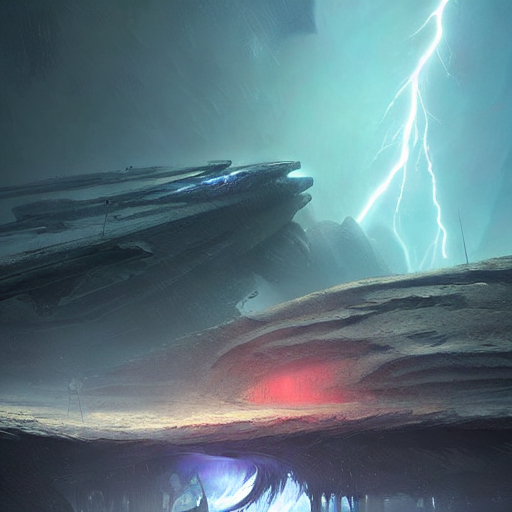 Alien Lightning Storm