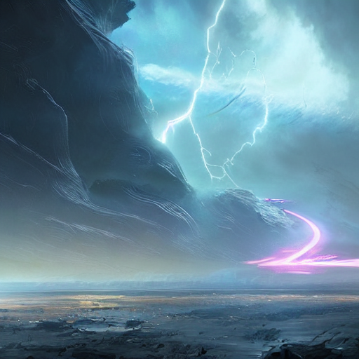 Alien Lightning Storm