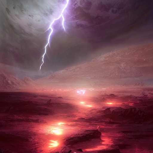 Alien Lightning Storm