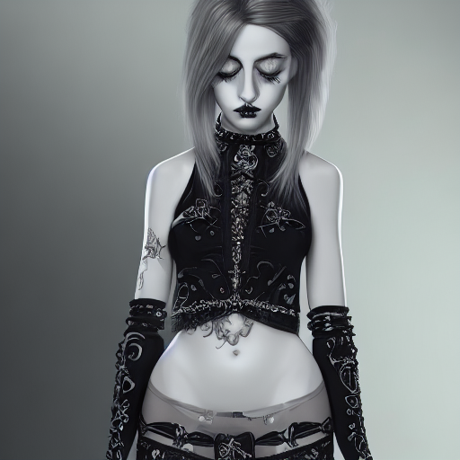 Gothic Teen Attitude