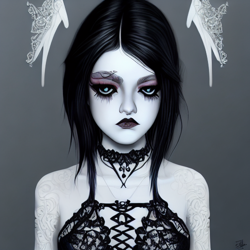 Gothic Teen Attitude