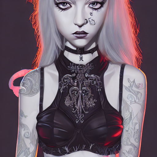 Gothic Teen Attitude