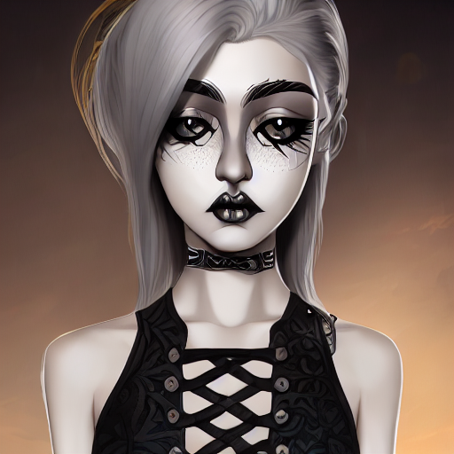 Gothic Teen Attitude