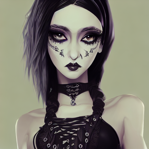 Gothic Teen Attitude